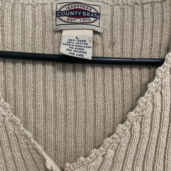 Cropped Ribbed Sweater Shirt - Picture 4 of 5